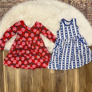 Hanna Andersson Girls Floral Dress Bundle Size 5